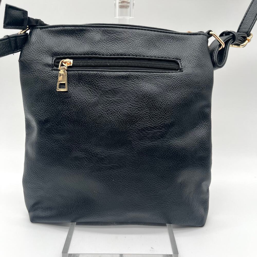 Vintage Punk Rock, Jeweled Evening Bag, Black Crossbody - Picture 5 of 6
